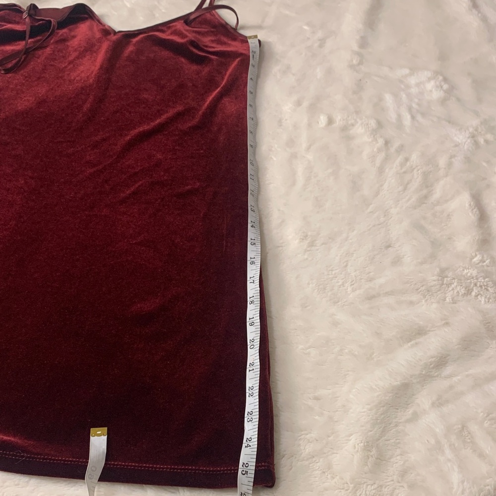Abercrombie & Fitch Burgundy Mini Dress - Picture 8 of 11